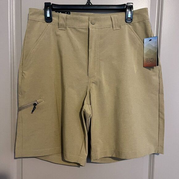 NEW Men's Tan Shorts size 32 NWT - Picture 2 of 7